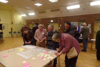 Photo of Neighbourhood Plan public consultation event