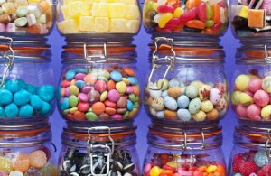 Photo of sweets in jars