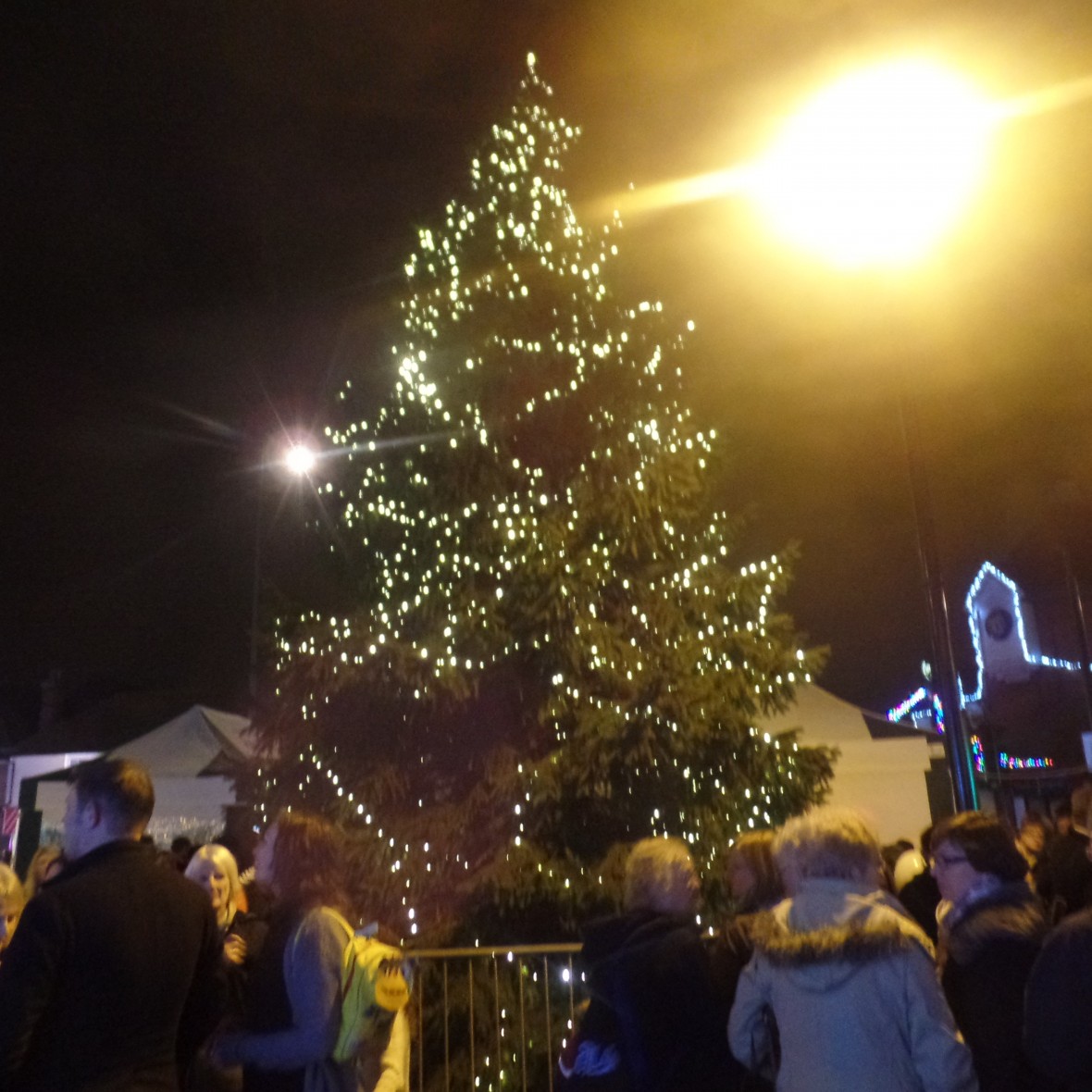 Hailsham Christmas Lights Switch-on, from Vicarage Field
