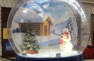 Hailsham Christmas Market - snow globe
