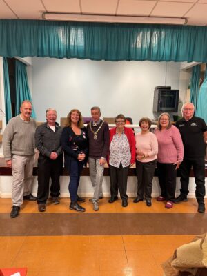 Photo of Town Mayor Councillor Paul Holbrook at the Hailsham & District Twinning Association AGM