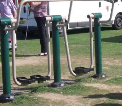 Photo of outdoor gym equipment at Western Road Recreation Ground