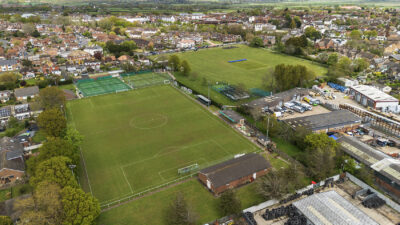 Aerial view of Western Road Recreation Ground