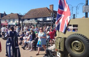Photo of the VE Day 80th Anniversary town centre celebrations on Saturday 10th May 2025