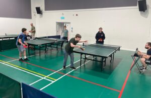 Photo of a Hailsham Table Tennis Club session