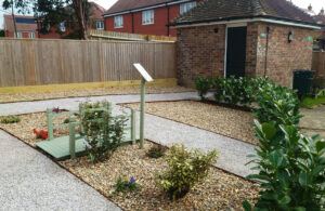 Photo of the newly created Hailsham Pet Cemetery