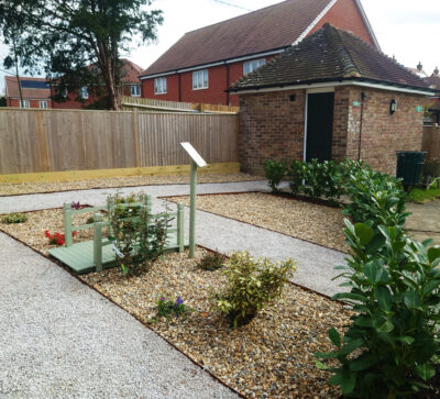 Photo of the newly created Hailsham Pet Cemetery