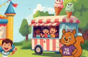 Artwork showing the Friends of Thornton Grove Academy PTA's Summer Fair (2026)