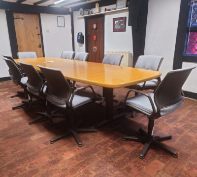 Photo of the Members' Room, available to hire at the Town Council Offices