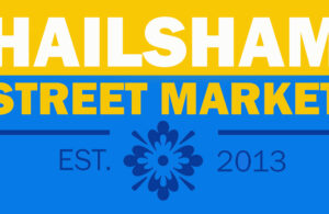 Artwork with ther wording 'Hailsham Street Market: Est. 2013'