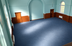 Photo of the recently renovated upper floor of the Station Youth Centre in Western Road