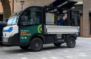 Photo of a Goupil street cleaning vehicle. Copyright Trafalgar Cleaning Equipment Ltd